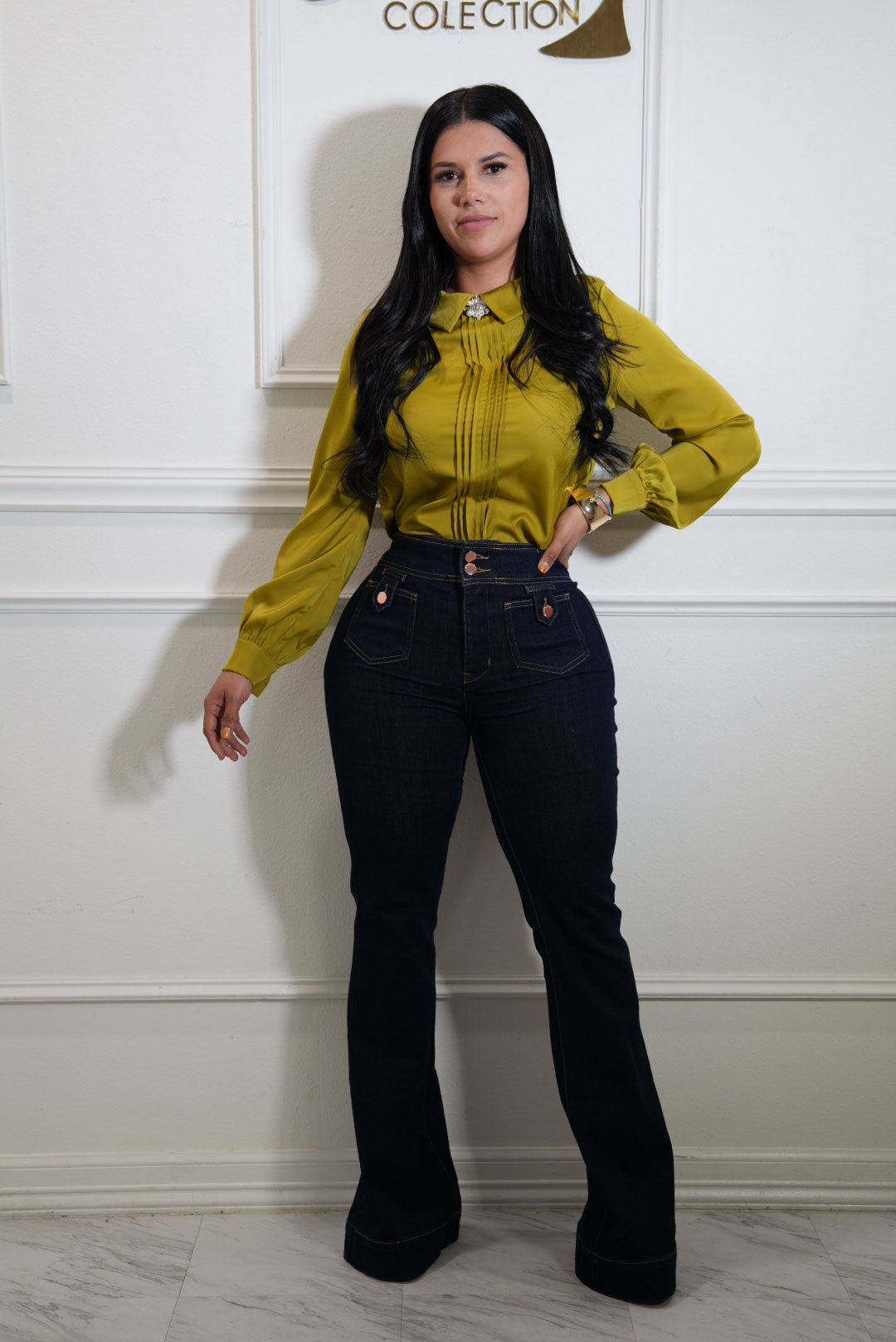 Bbl dark denim (front pockets )