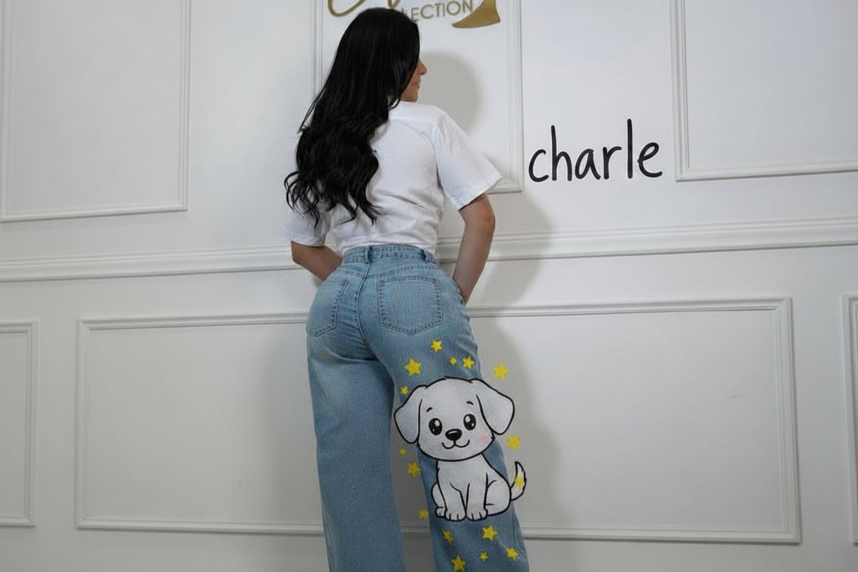 bling bling puppy jeans