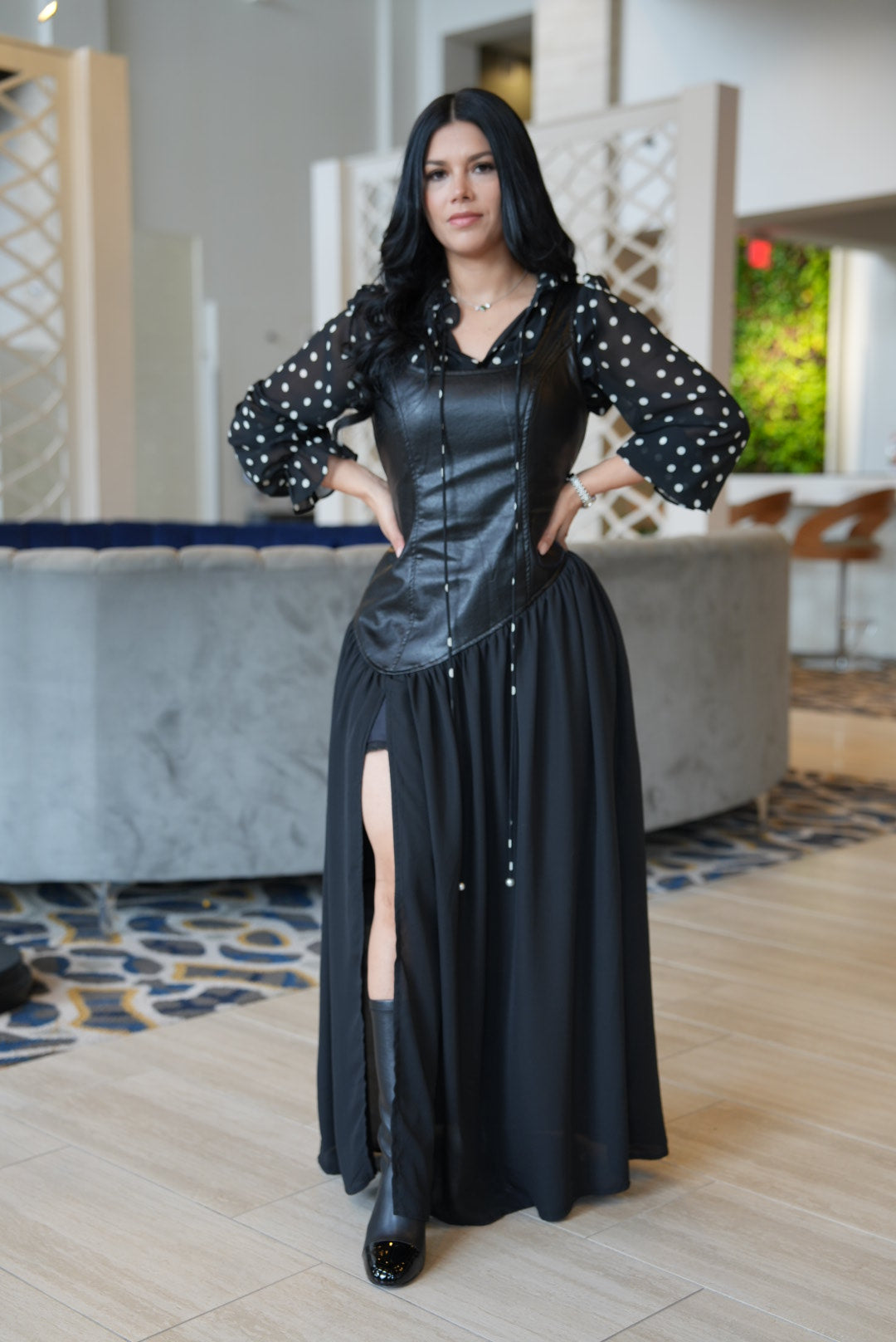 Leather dress /no shirt included