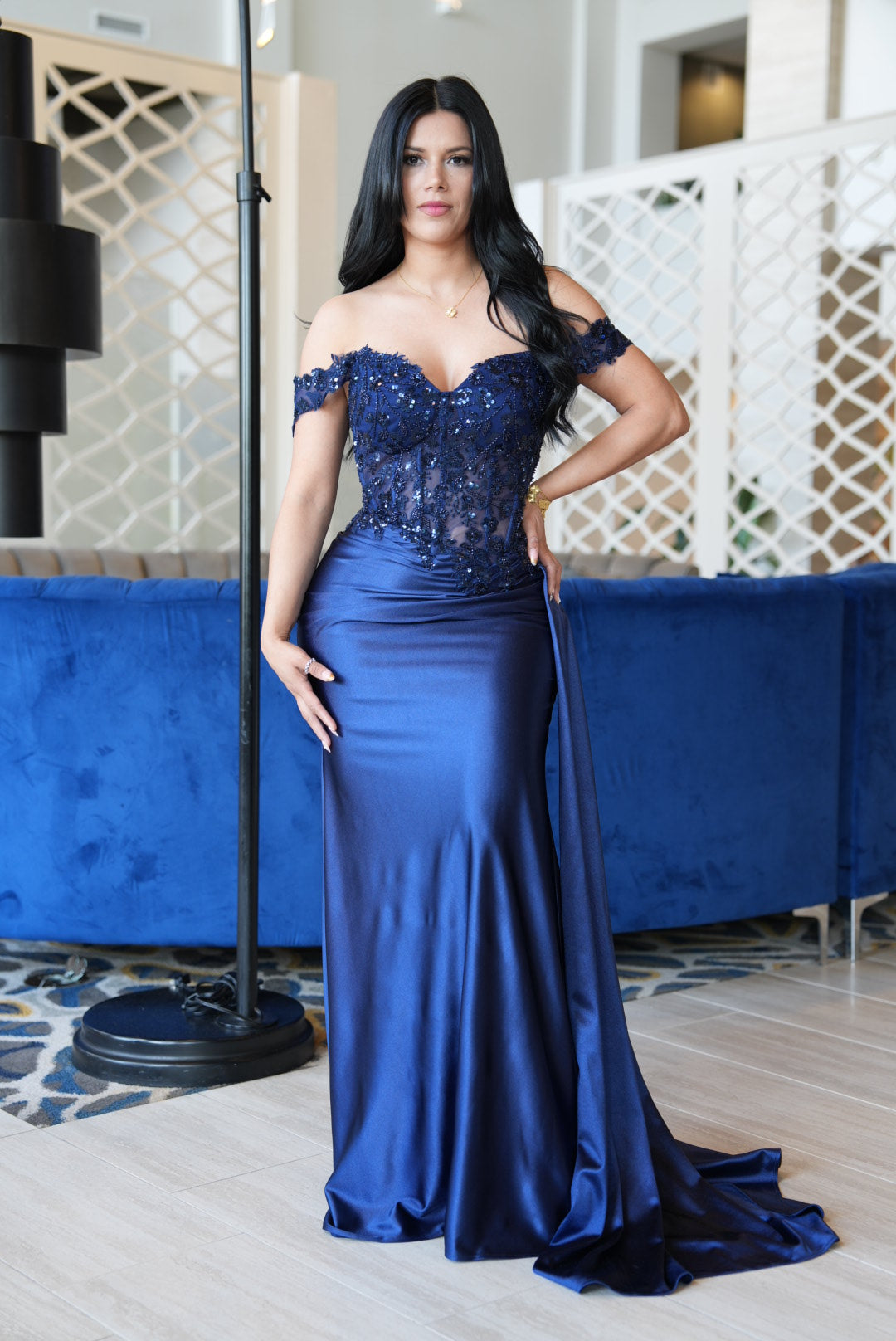 Navy maxi