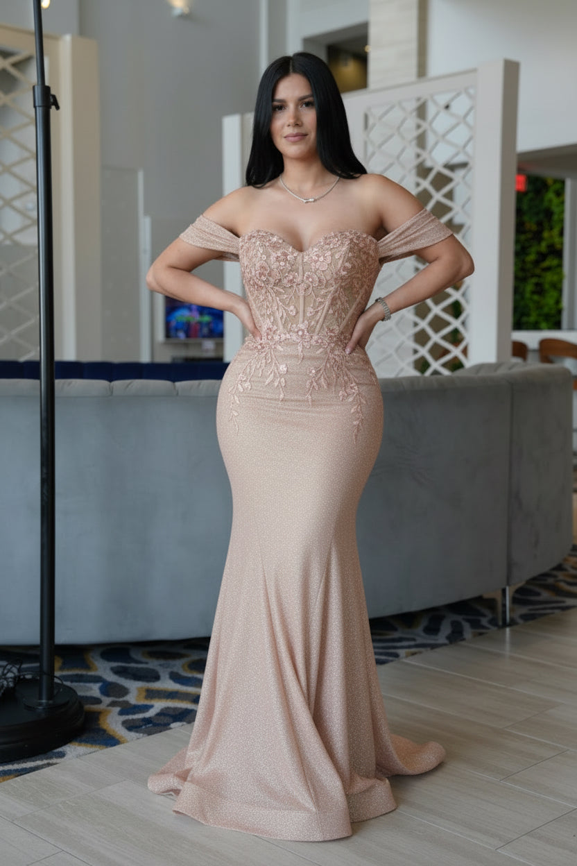 Tere maxi rose gold