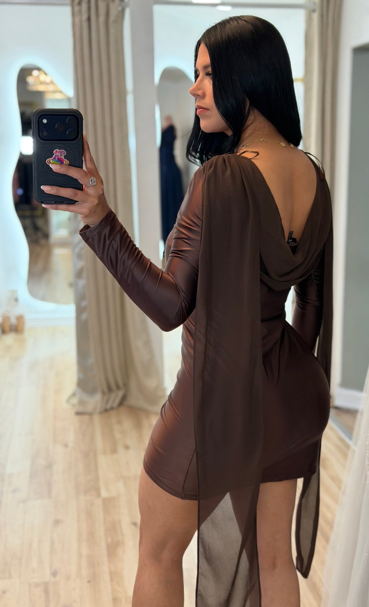 Anaria dress negro /cafe