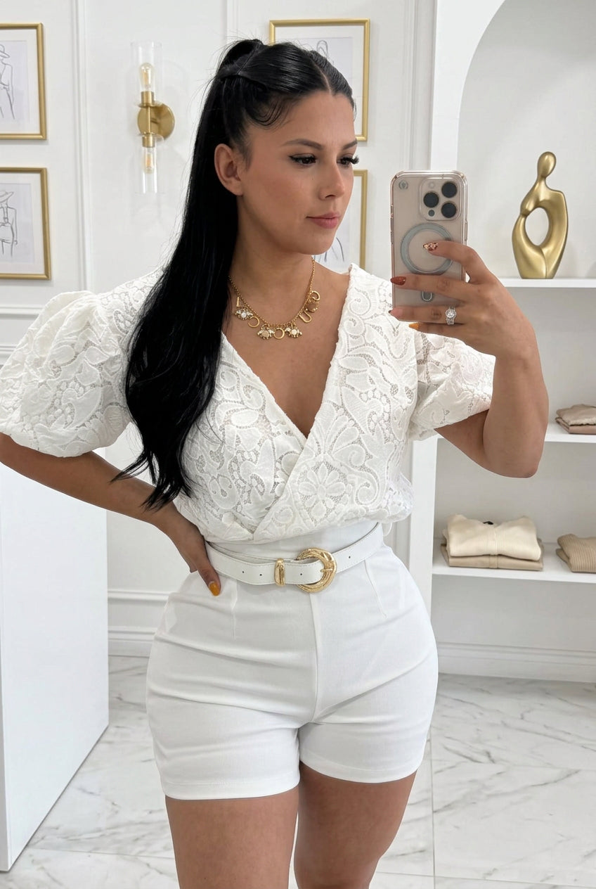 White romper