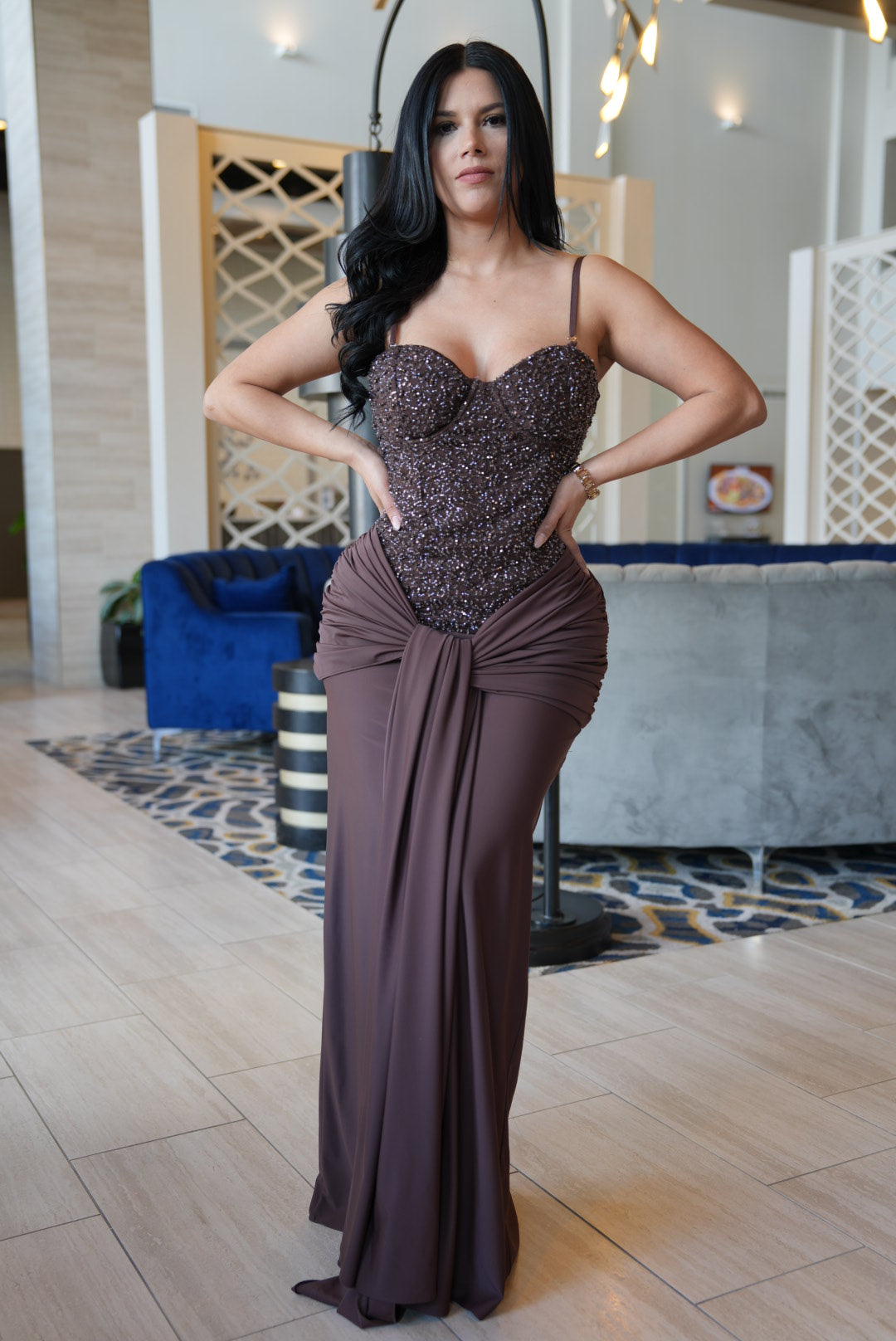 Brown dresses