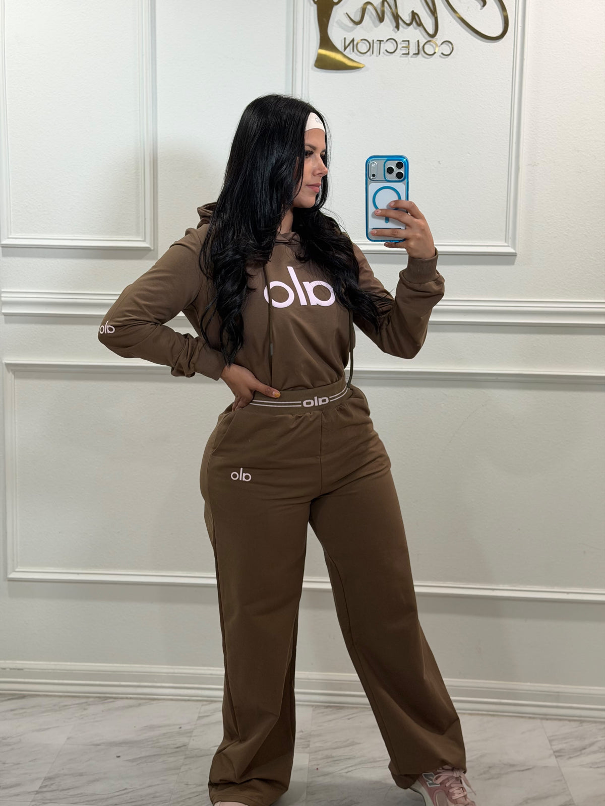 Set brown /pink