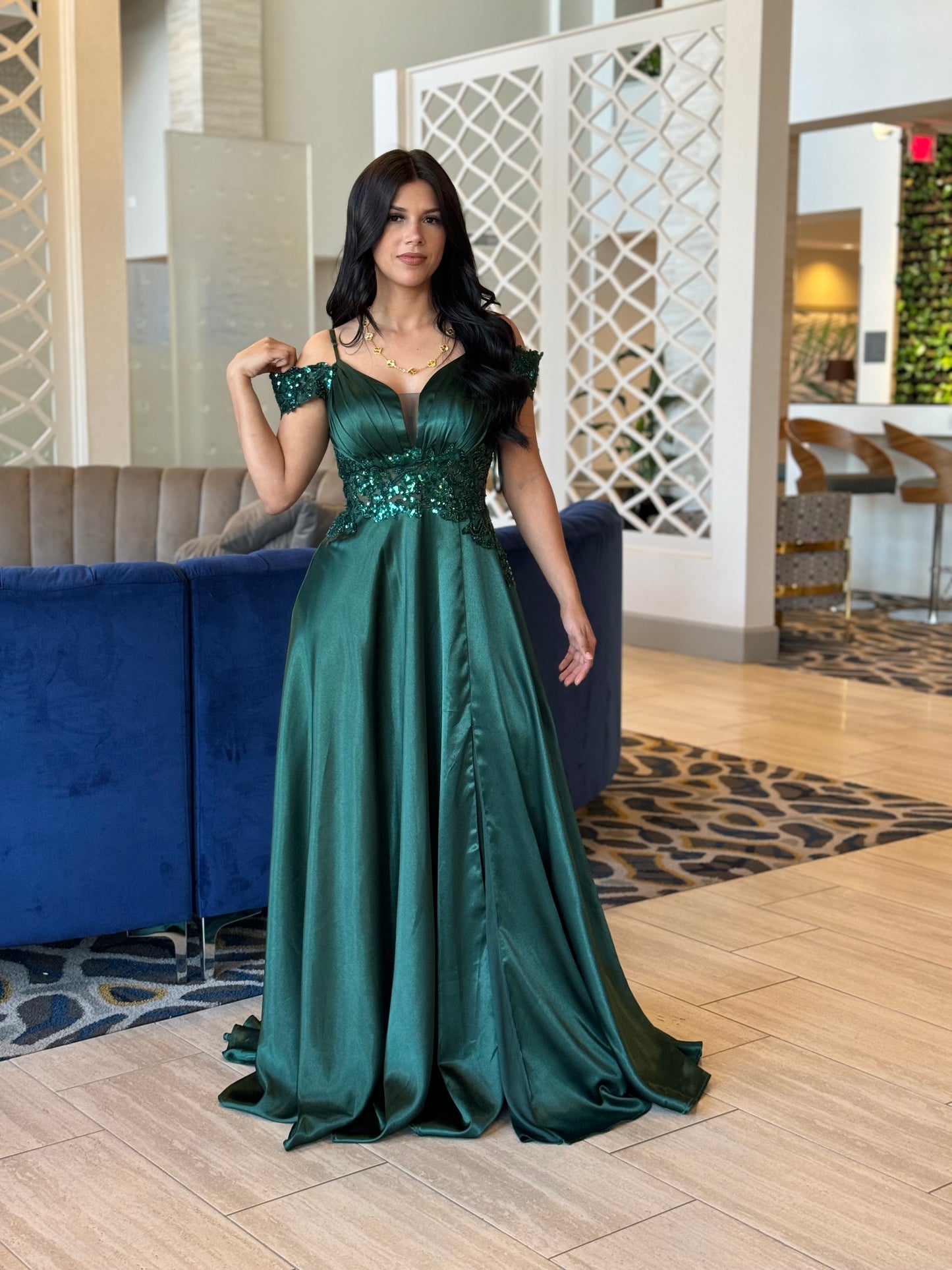 Lupita Esmeralda maxi dress