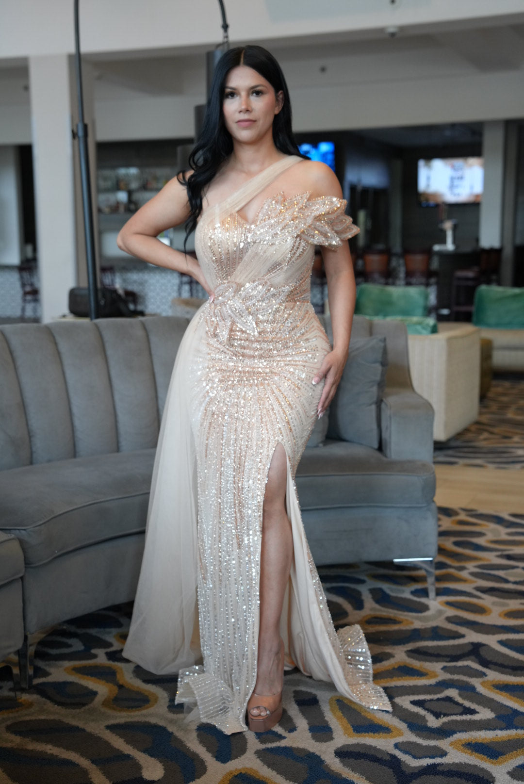 Iris couture dress