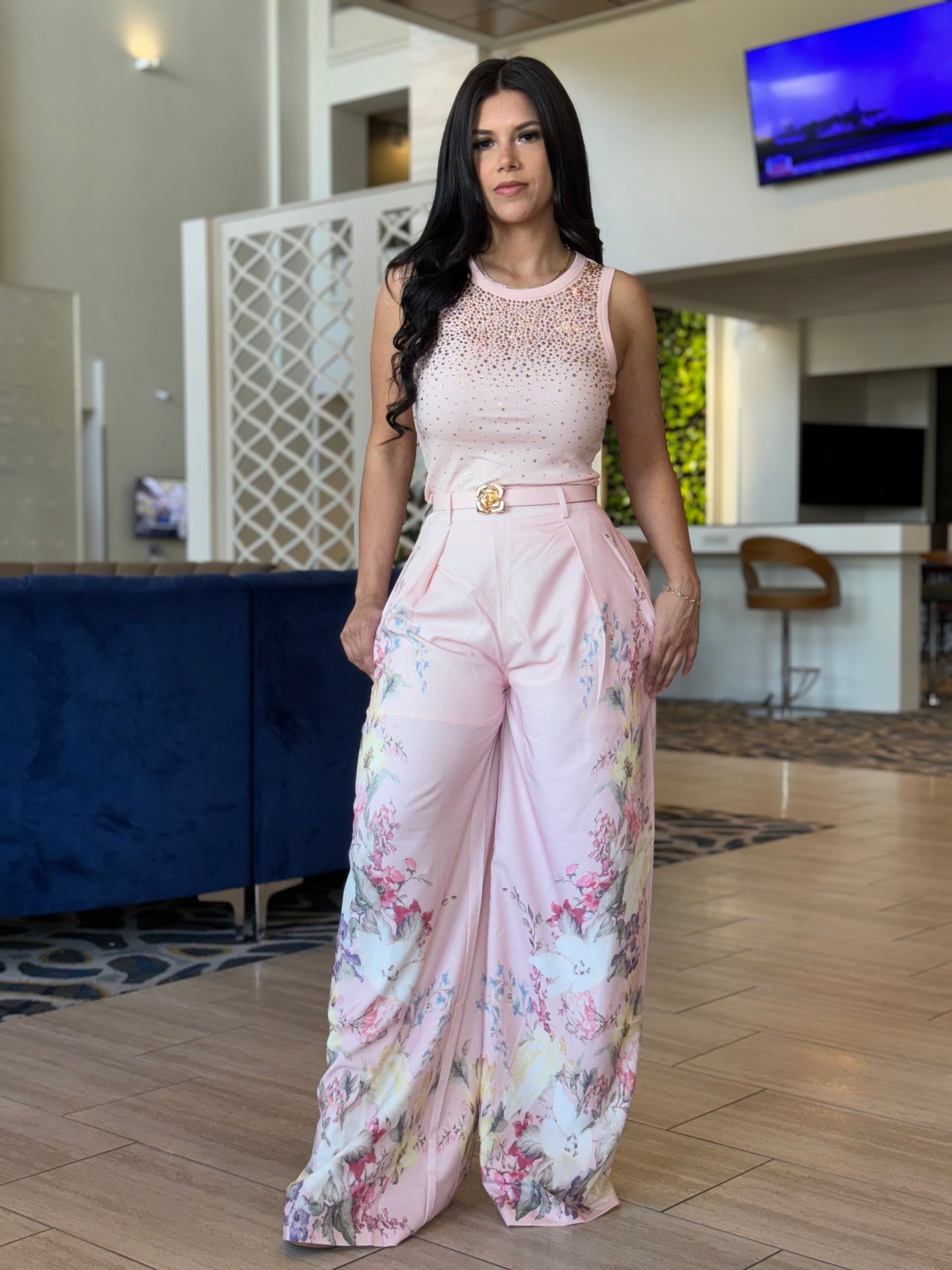 Cristal pink top