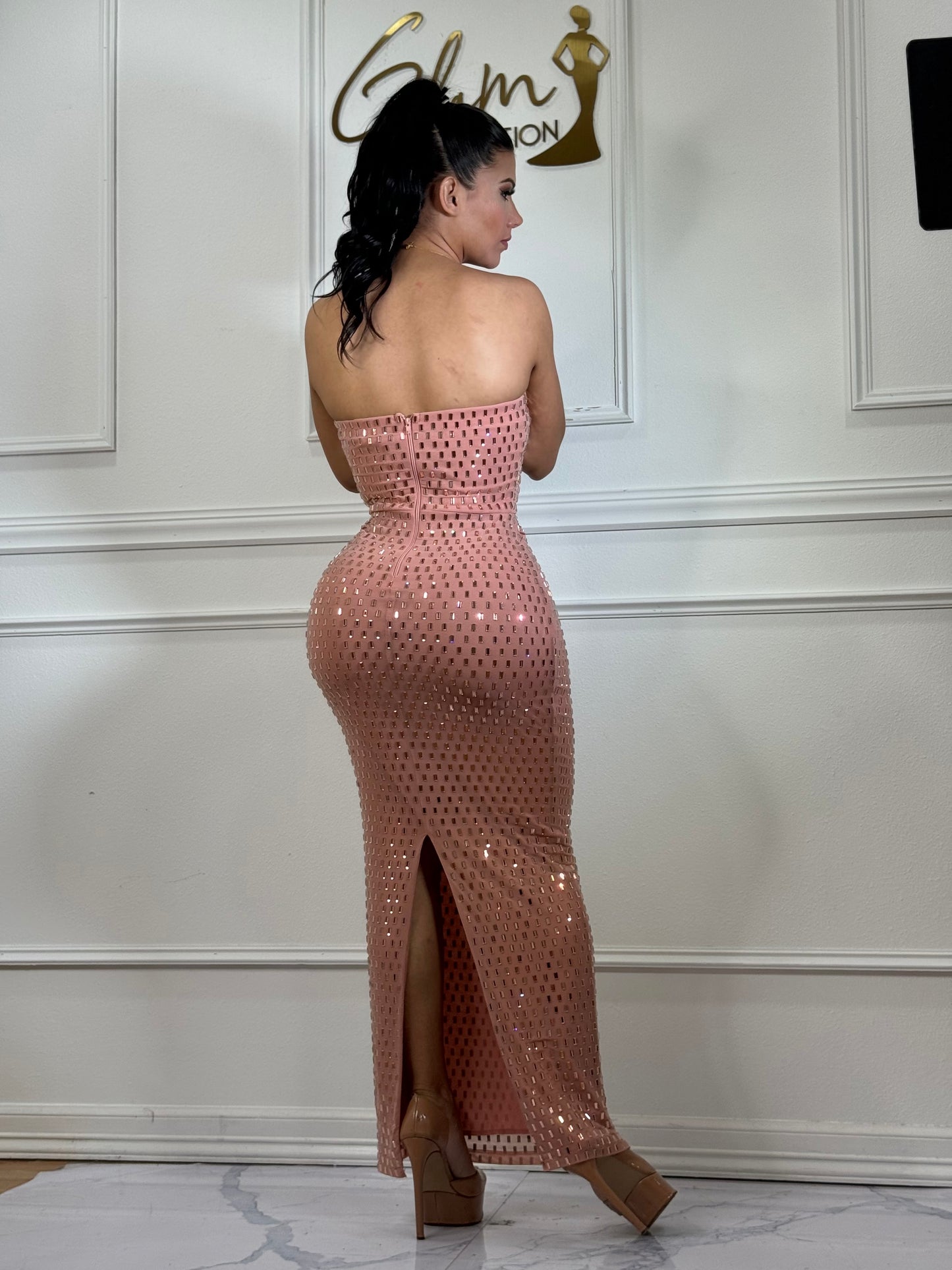 Maite blush maxi