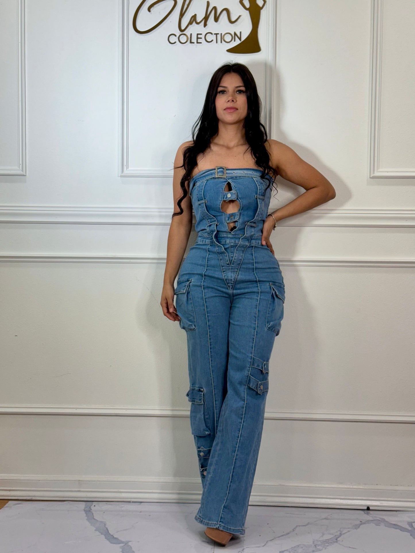 Demin jumpsuit