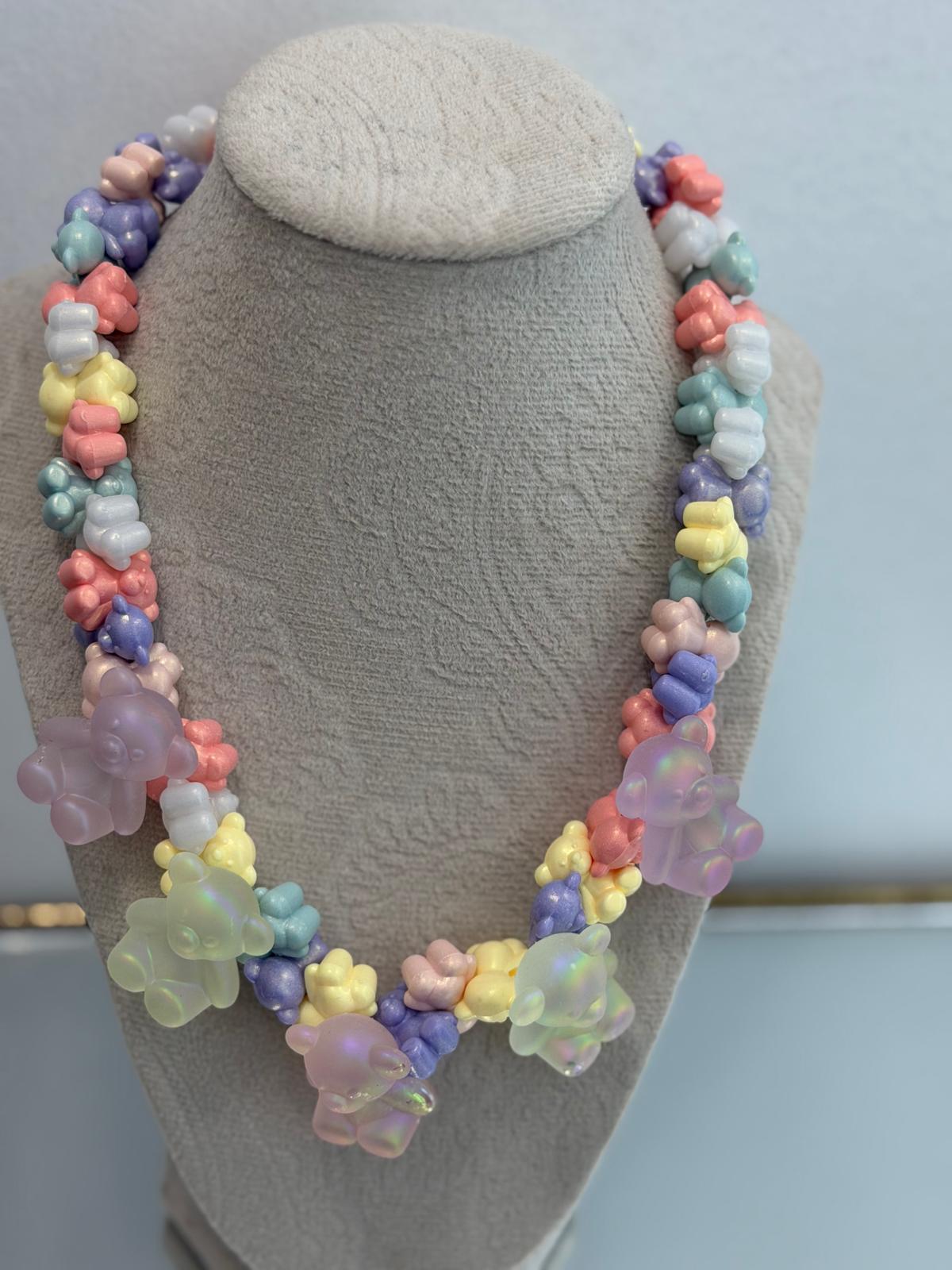 Candy bear necklace