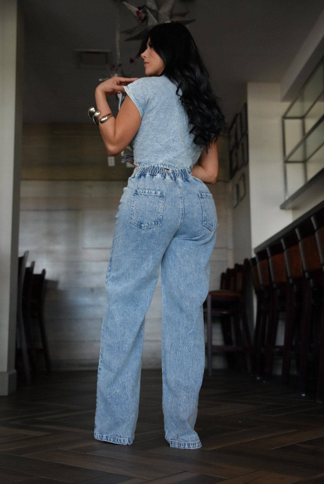 Diva Denim set no strech true size