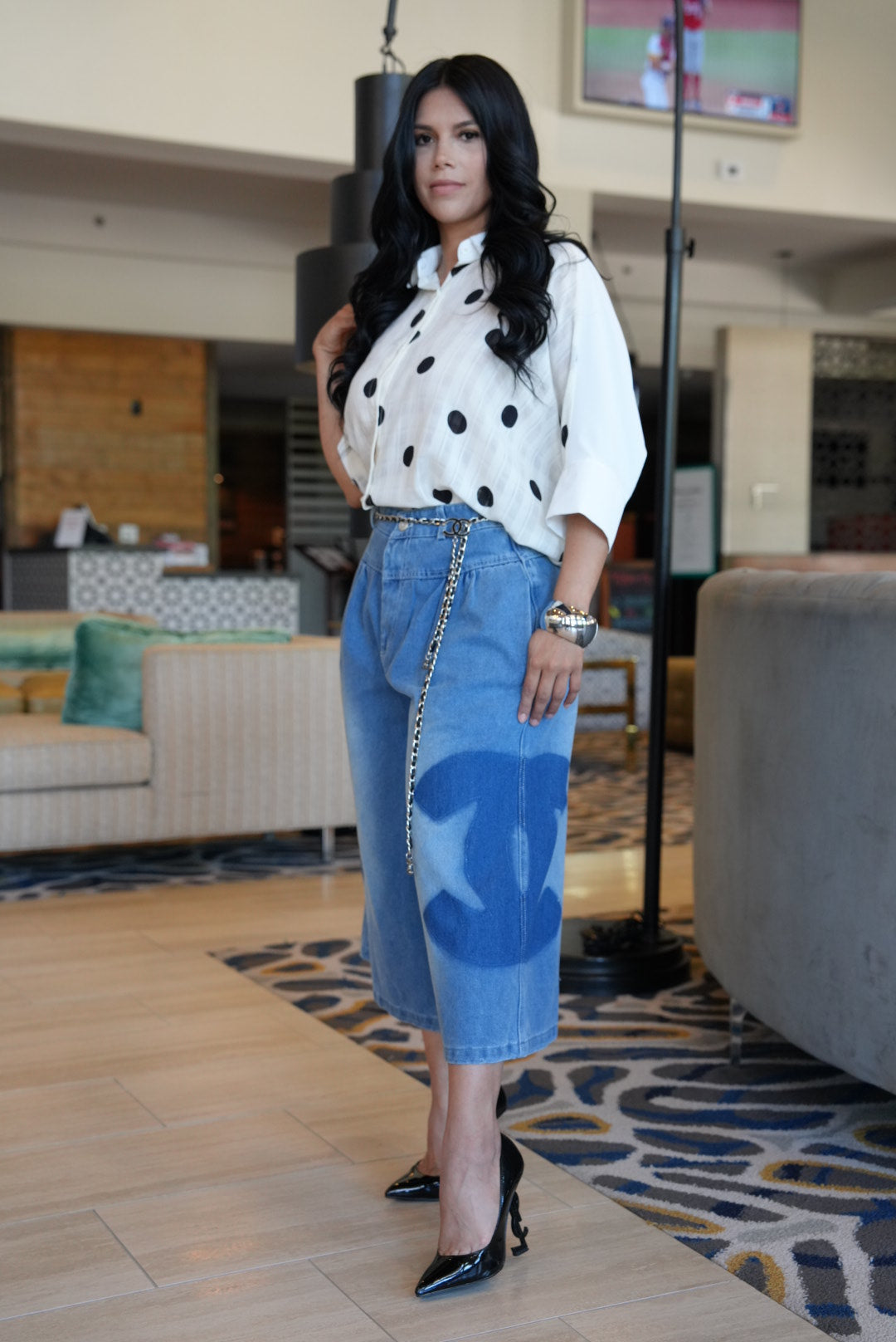 Polka dot shirt