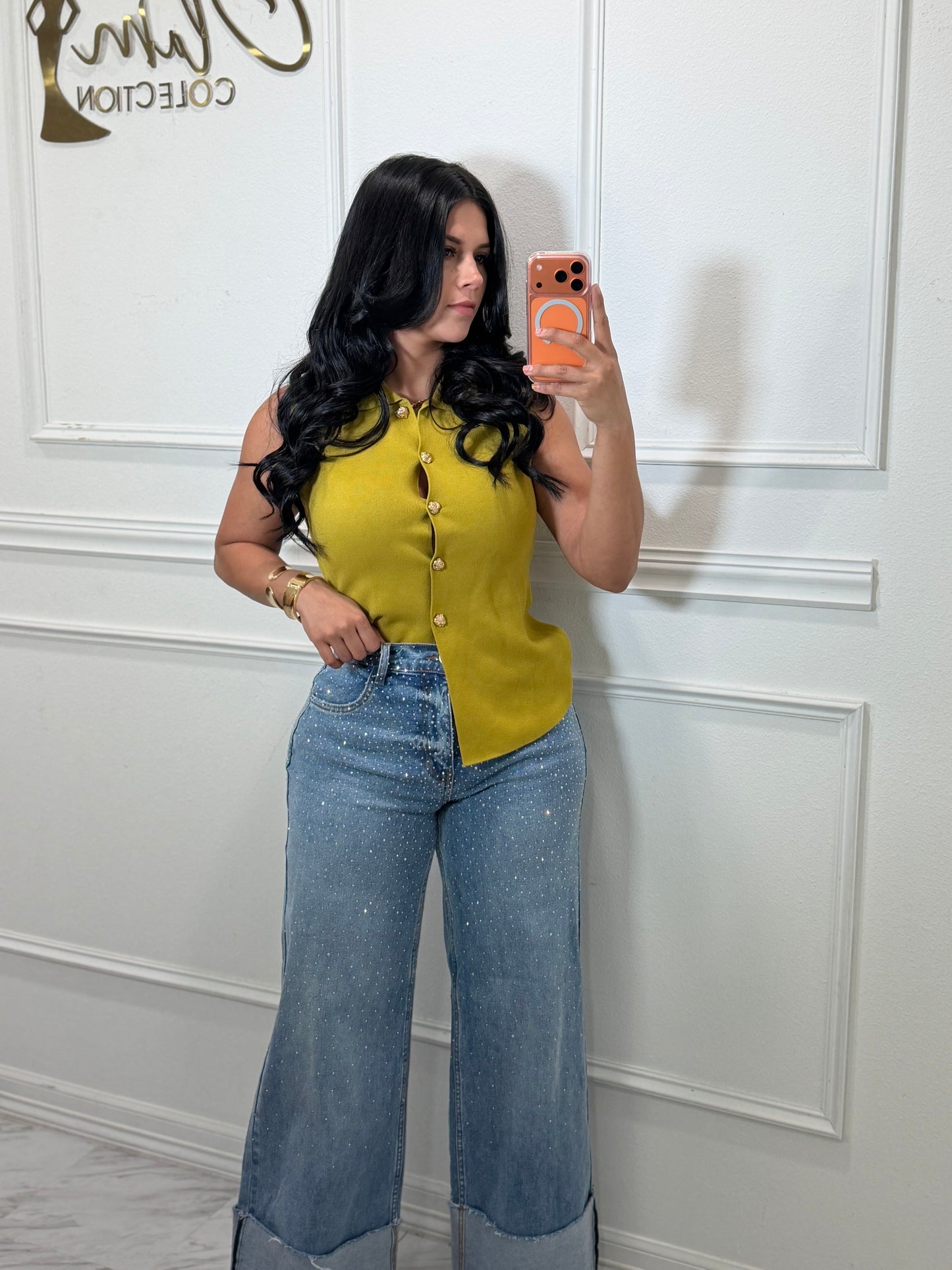 Rhinestone jeans