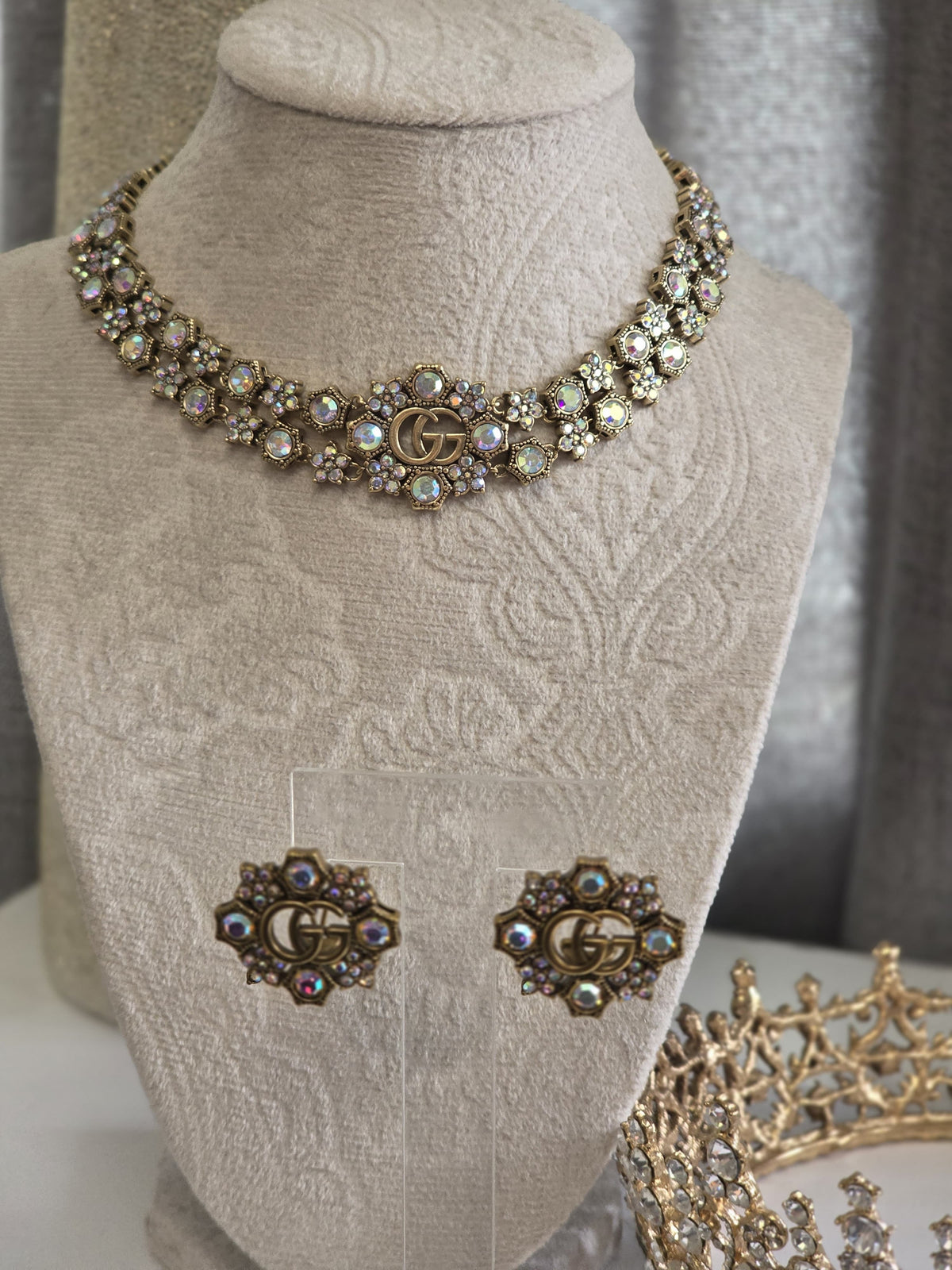 Gg gold necklace