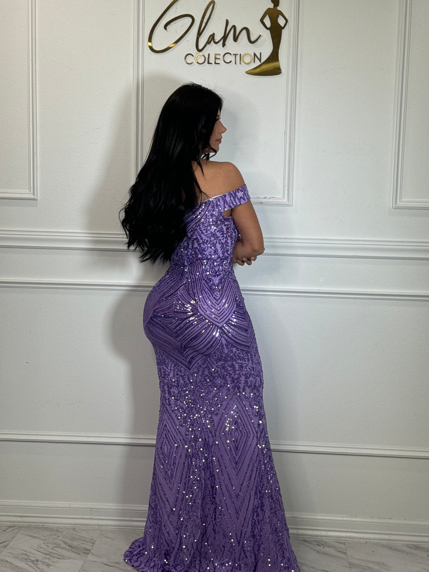 Lila maxi