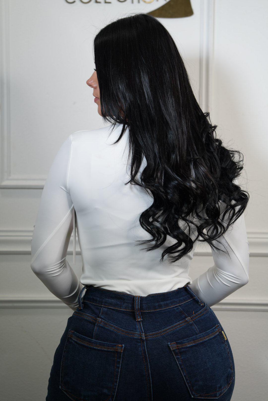 Baroque pearl long sleeve body