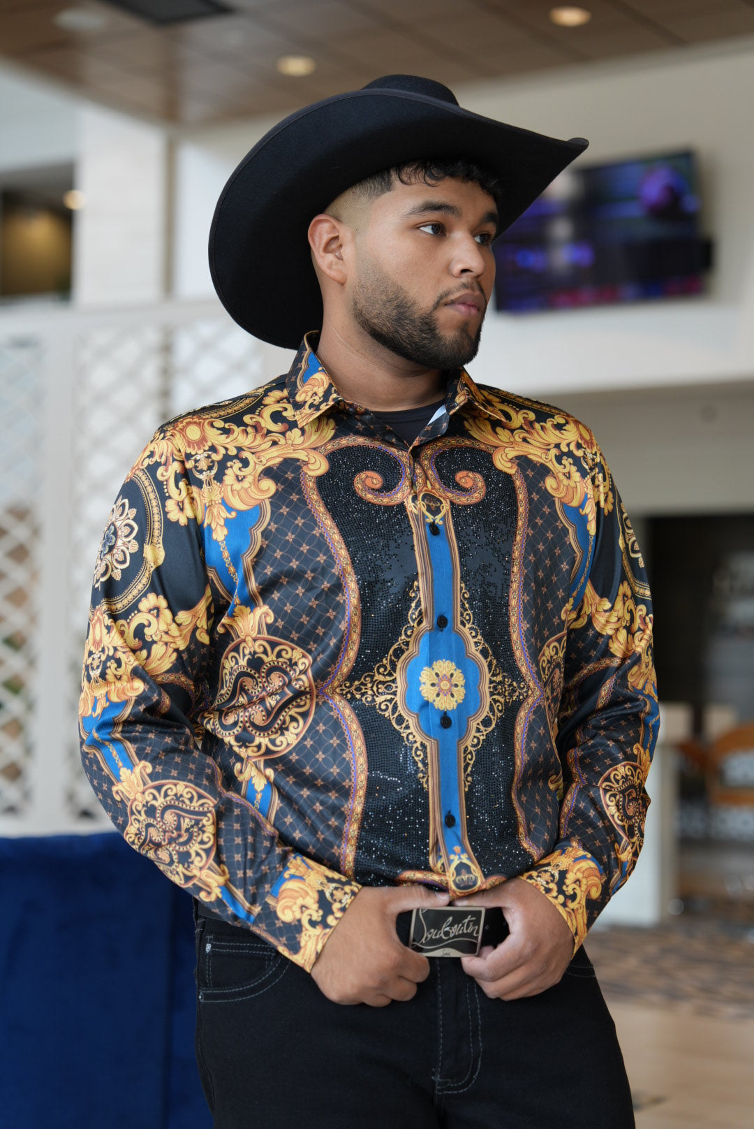 golden long sleeve