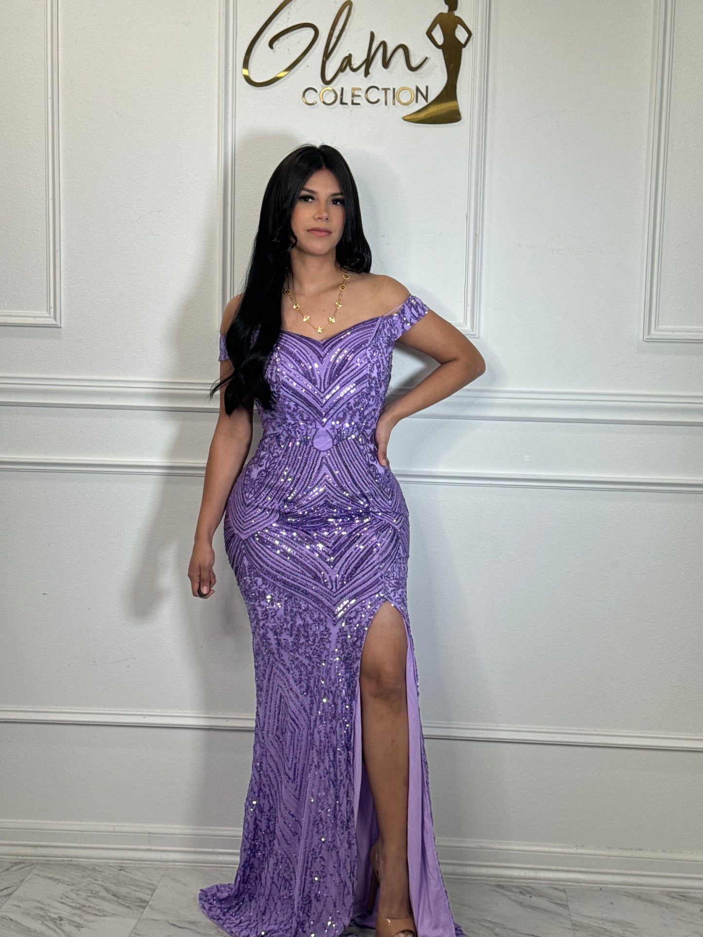 Lila maxi