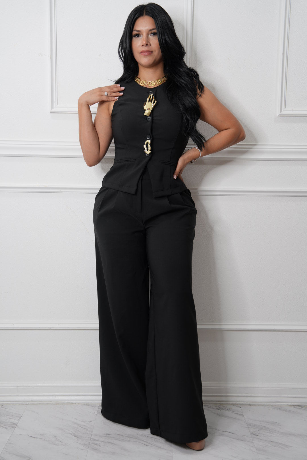 Hand set black