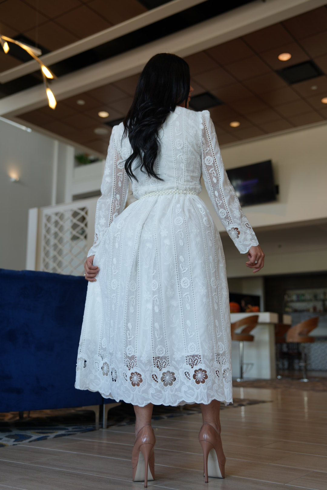 Nina white dress