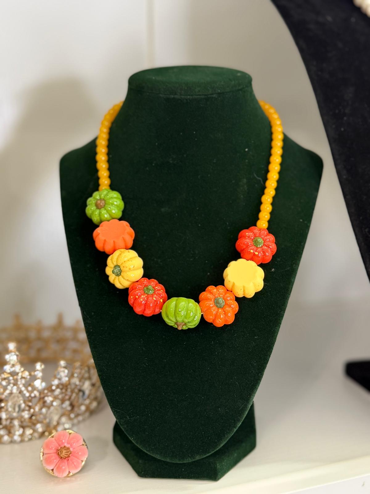 Pumpkin necklaces