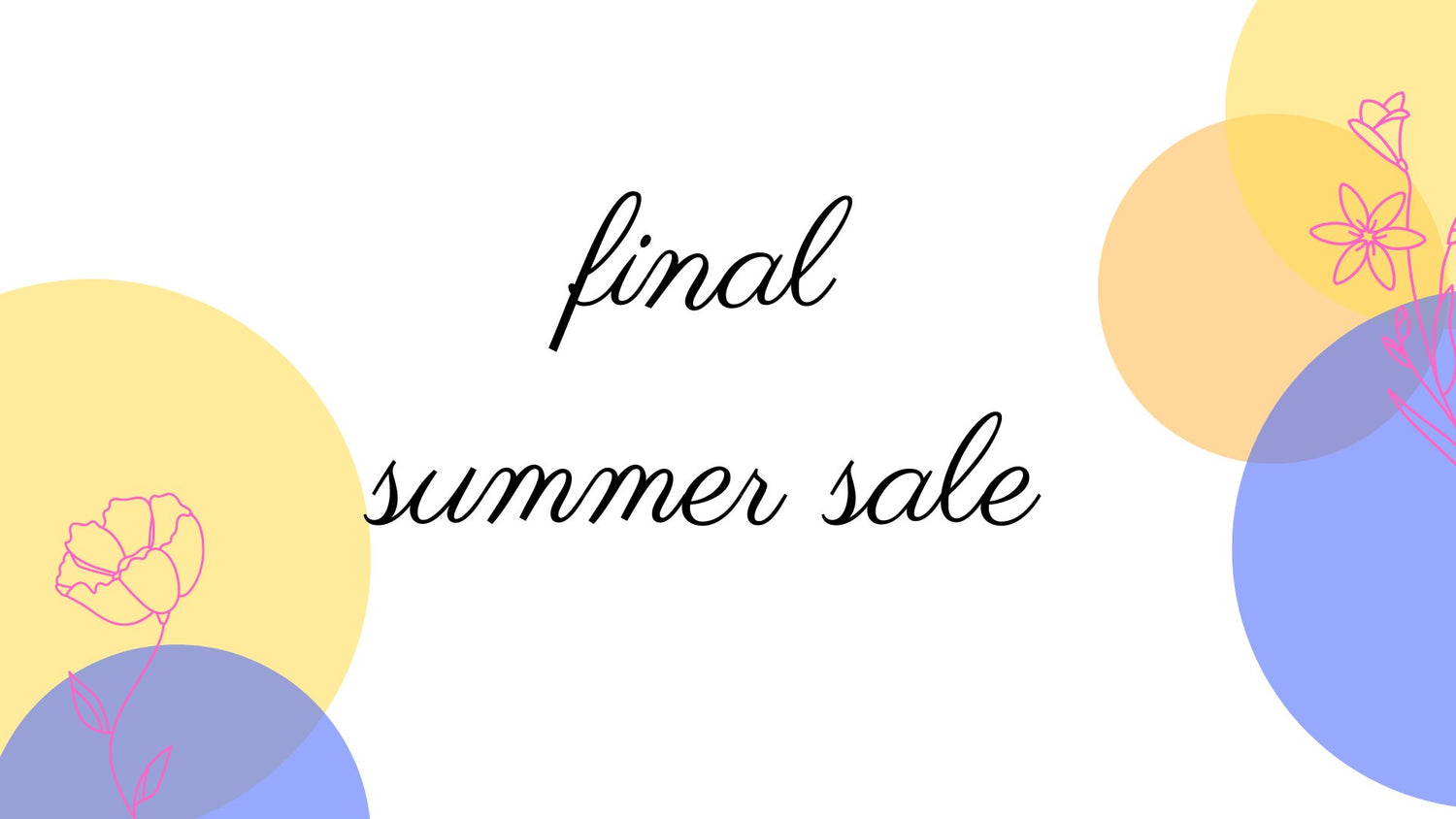 final summer sale