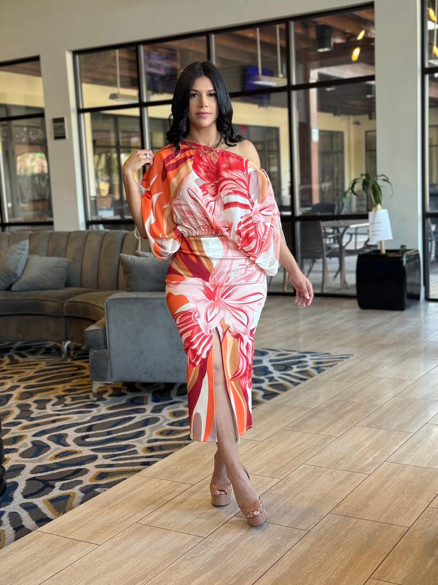Nathaly set orange