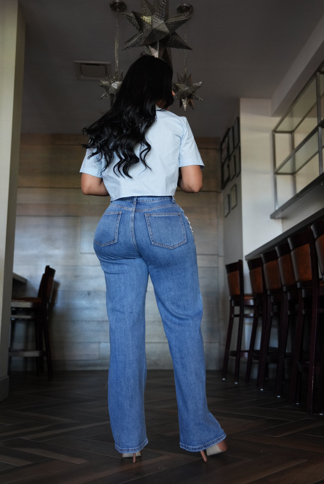 Miley rhinestone jeans