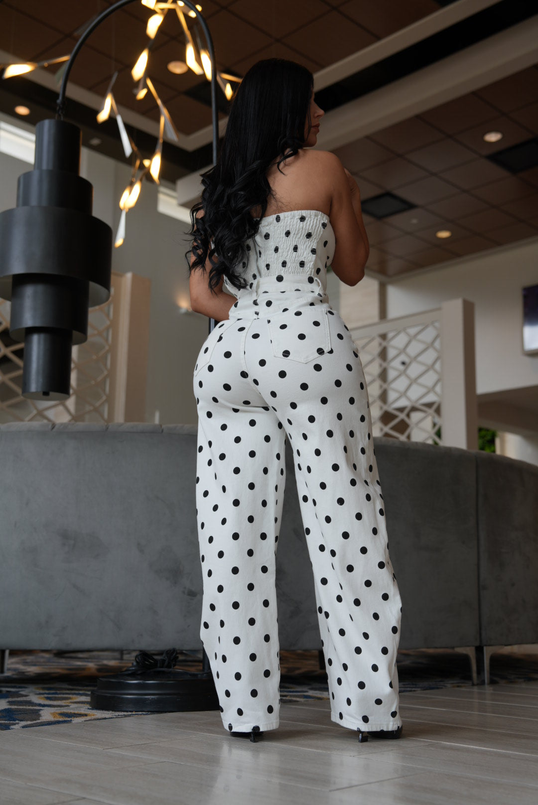 Polka dot set (belt not included )