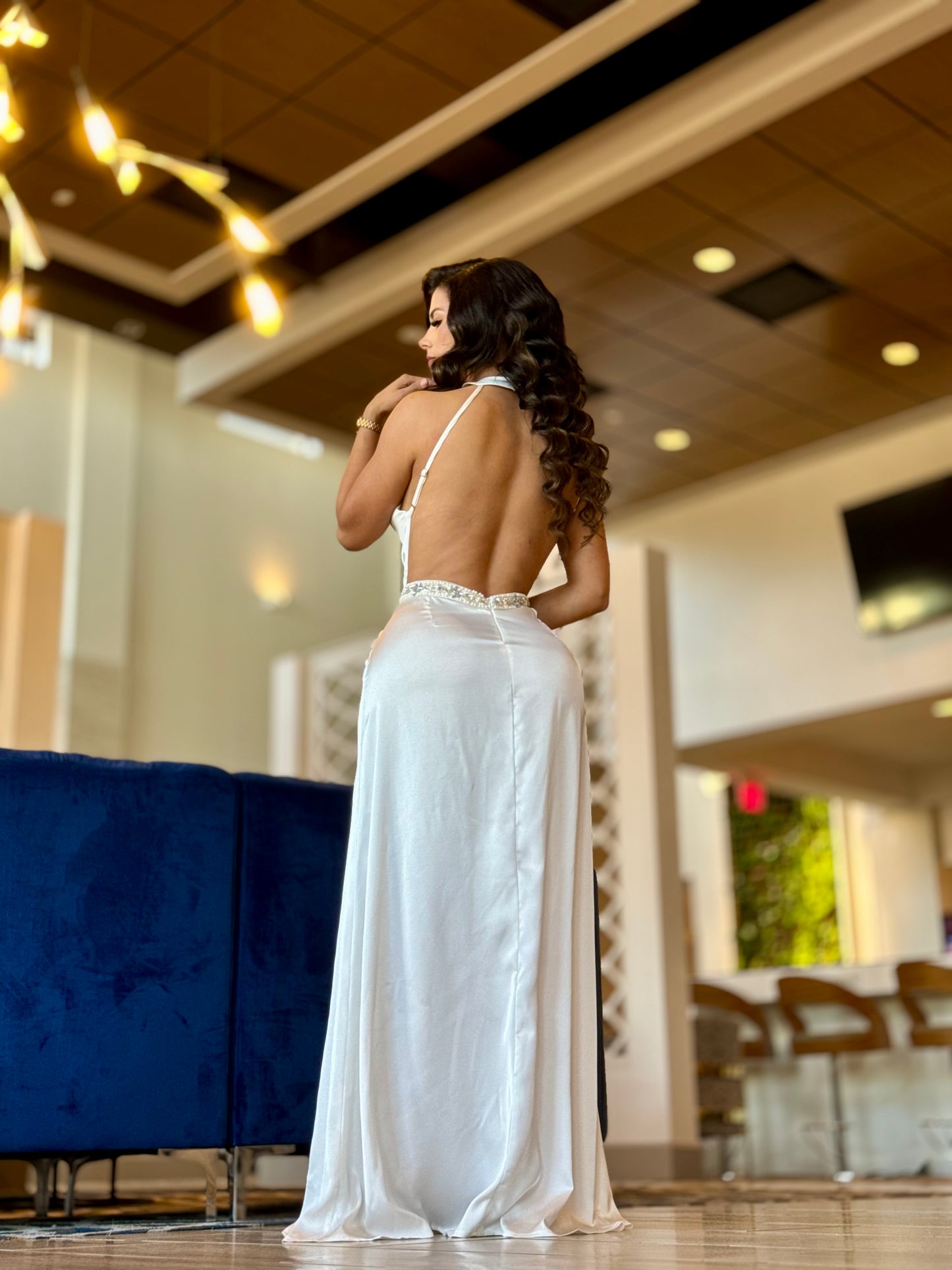 Sexy white dress