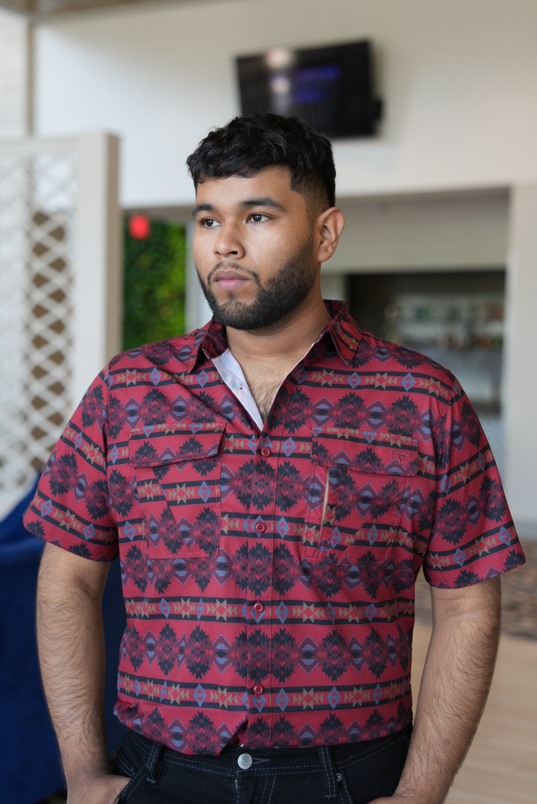 Red short sleeve