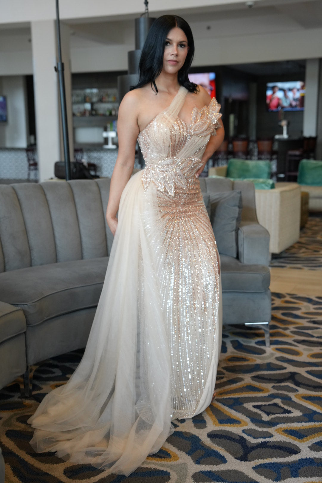 Iris couture dress