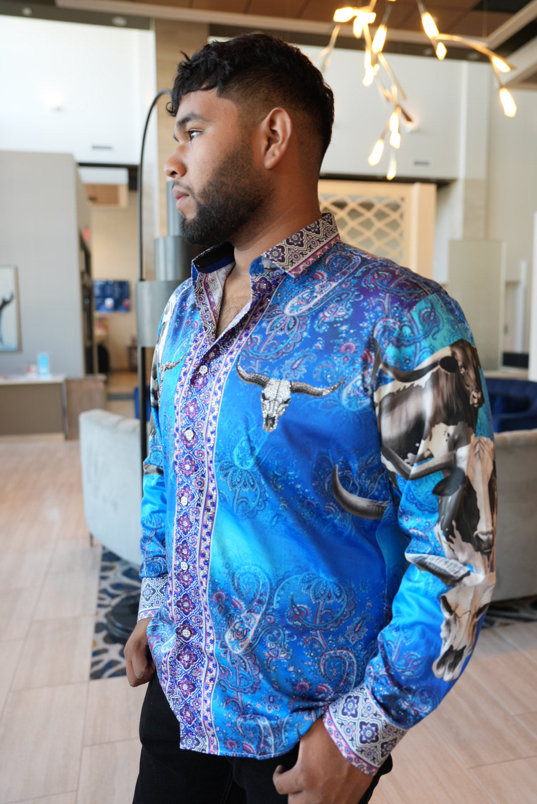 El toro rhinestone shirt