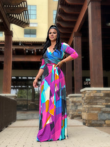 Colores maxi dress