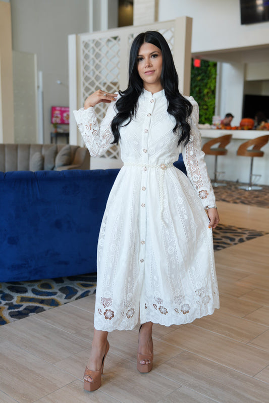 Nina white dress