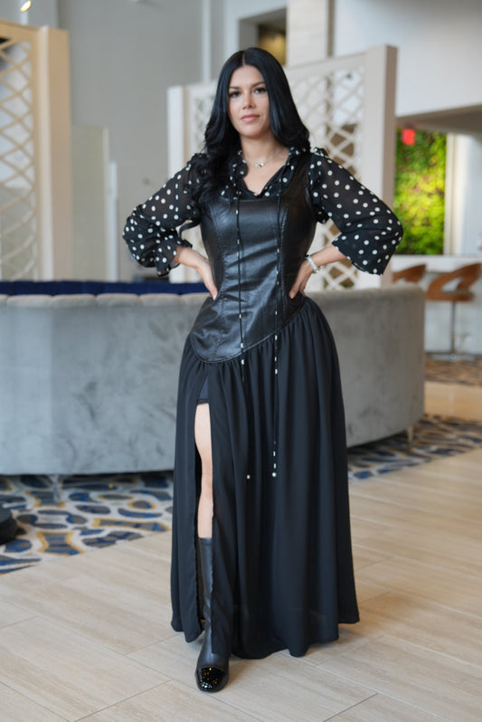 Leather dress /no shirt included