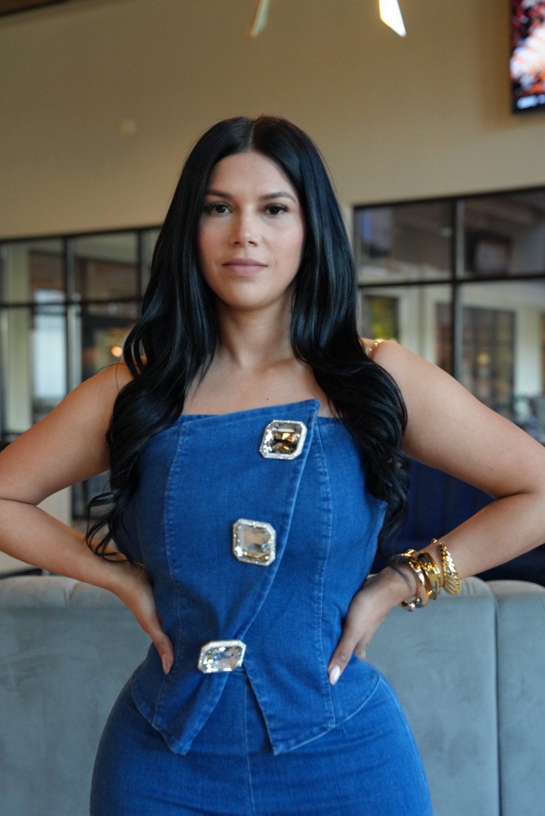 Denim Jumpsuit strech