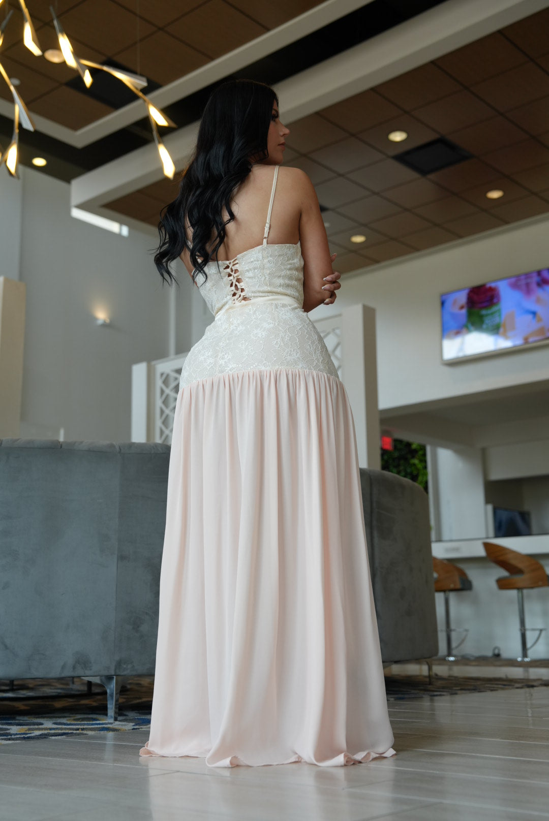 Katy dress beige dress