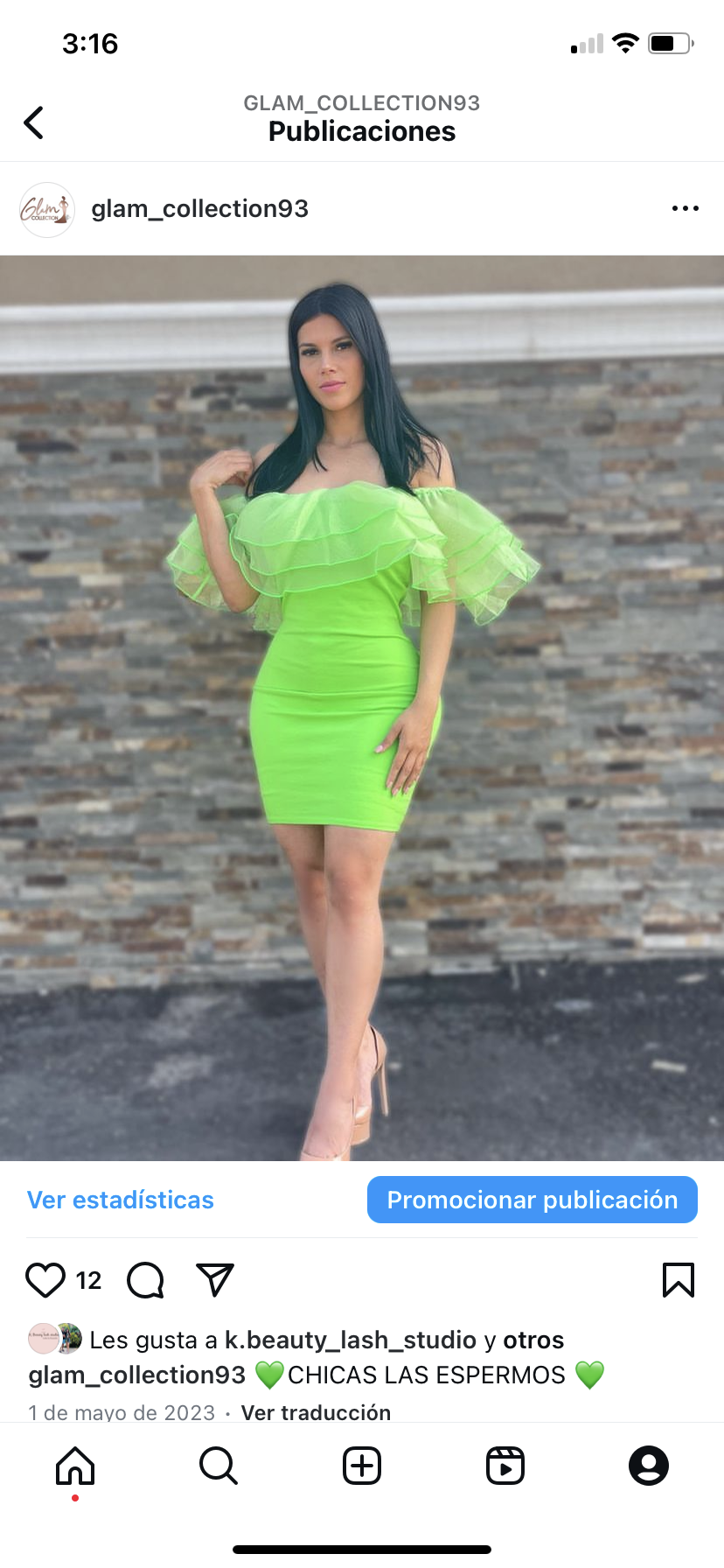 Green dress