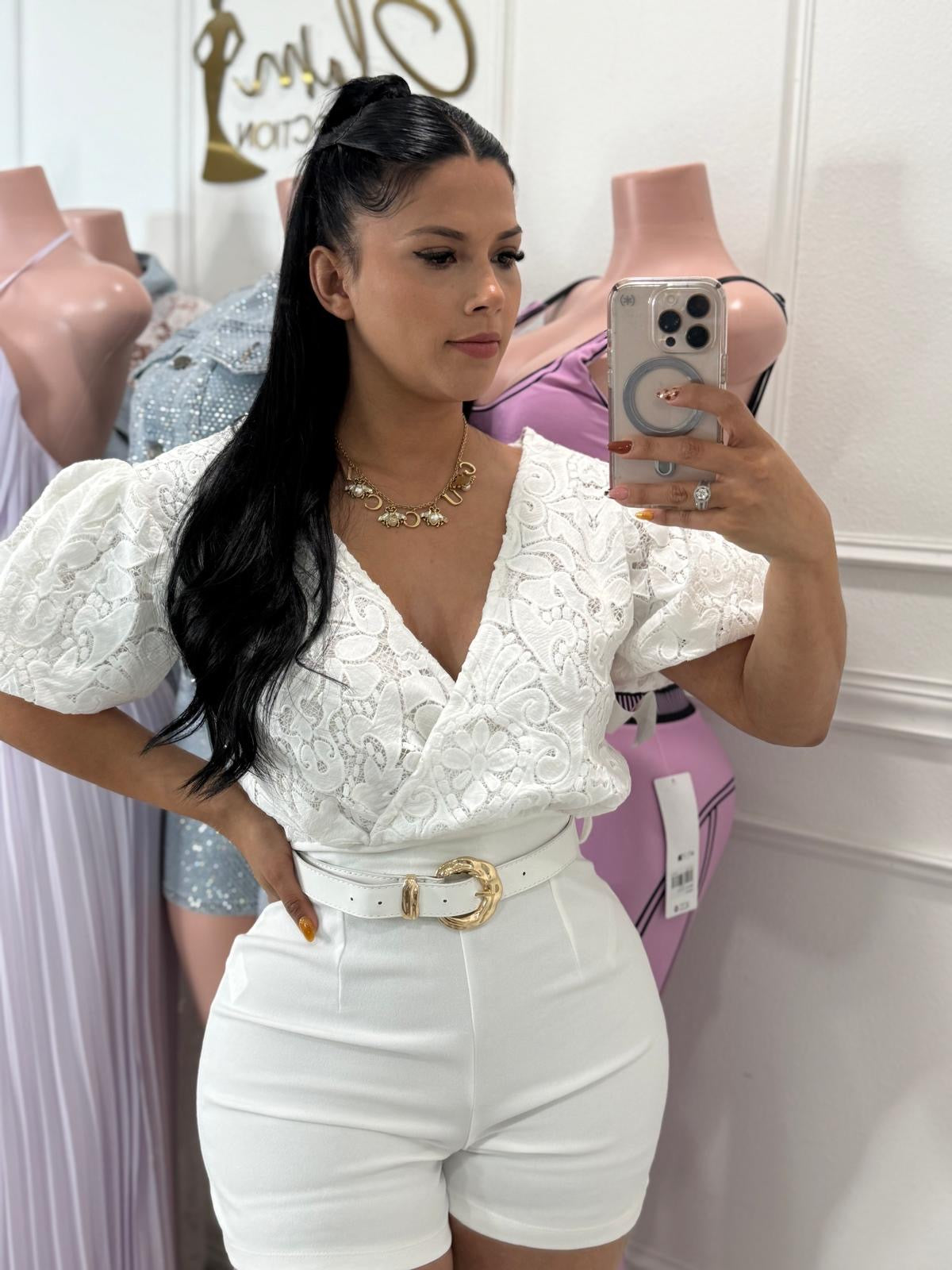 White romper