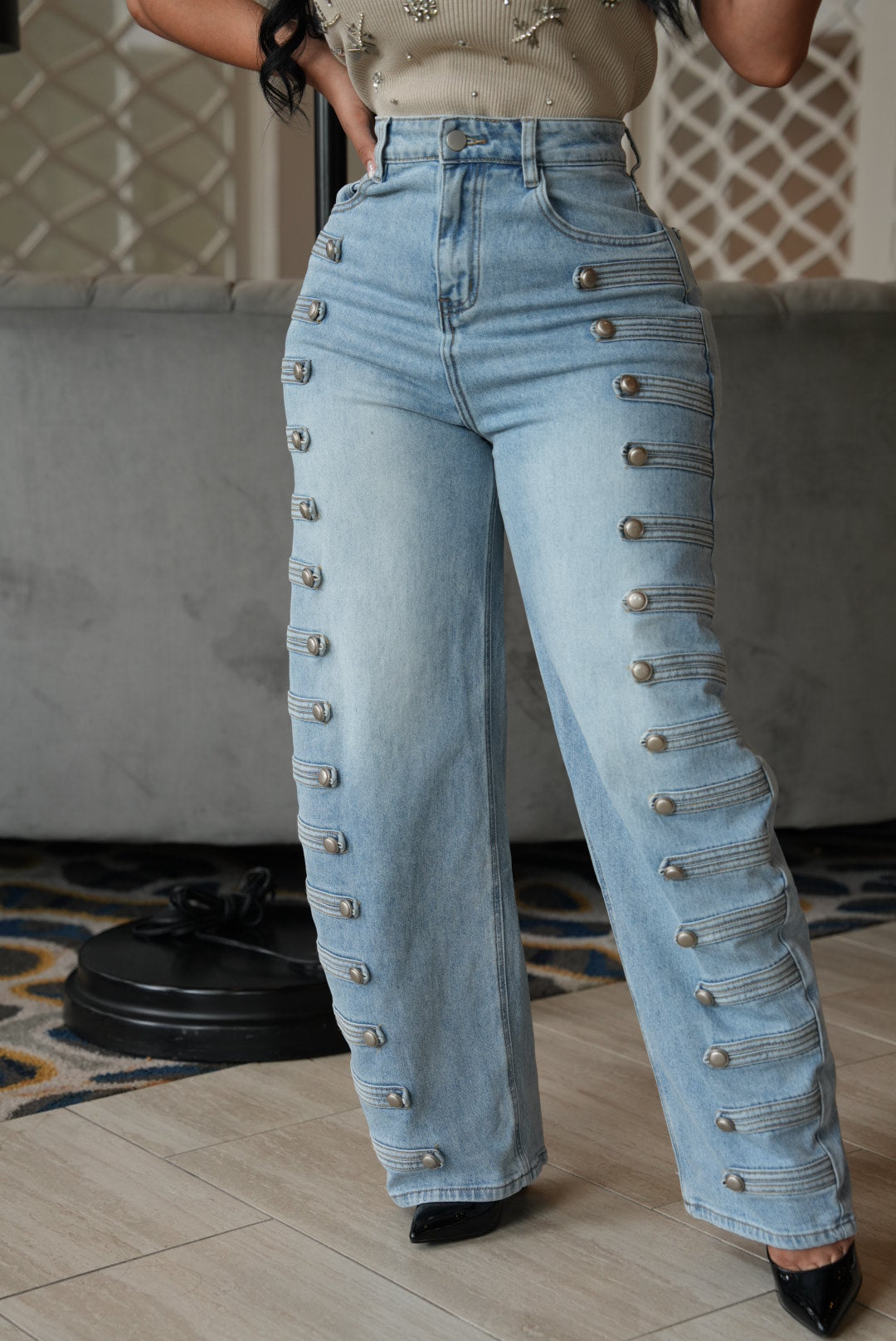 Barrel jeans