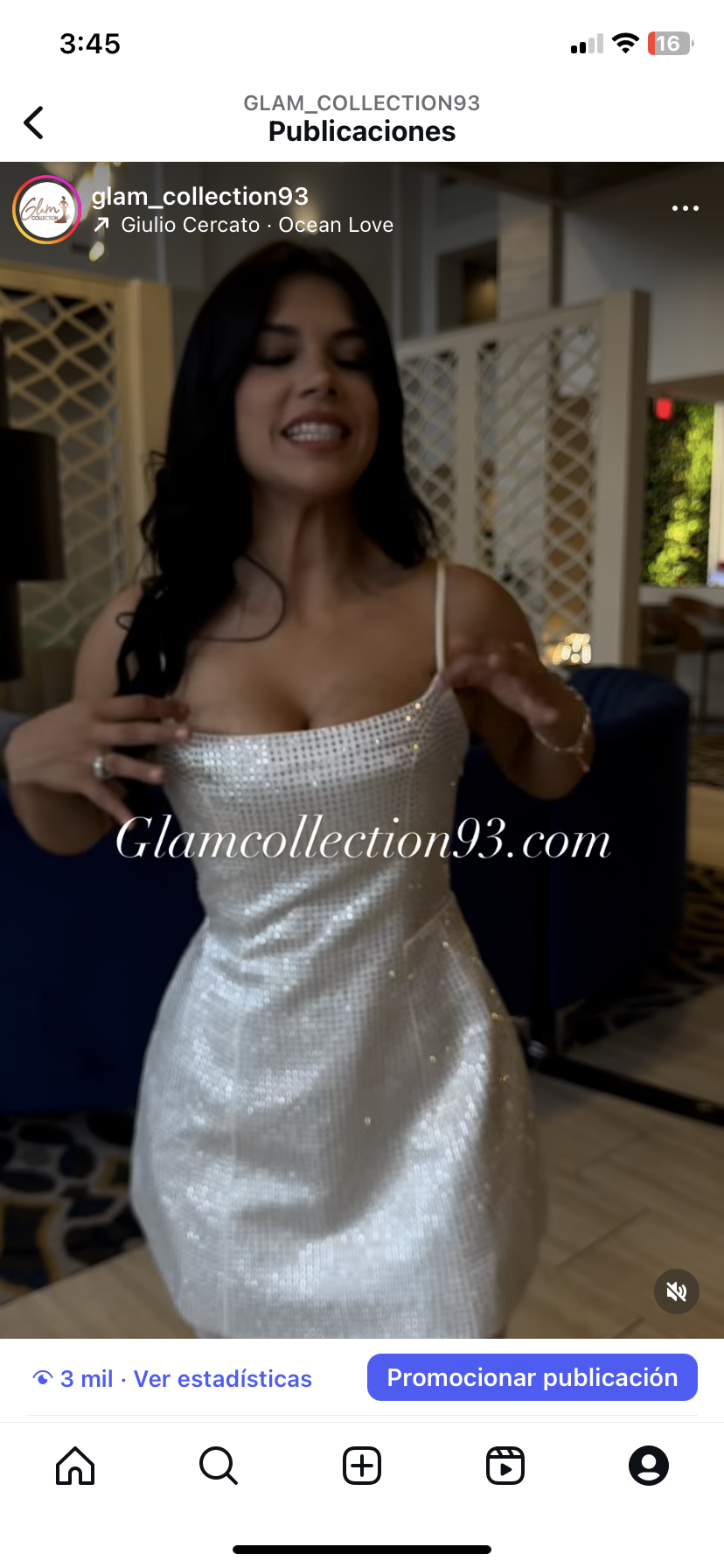 Diamantes dress