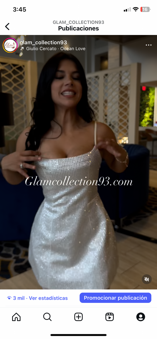 Diamantes dress