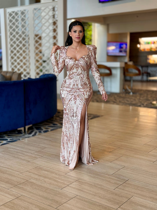 Carmen champagne maxi