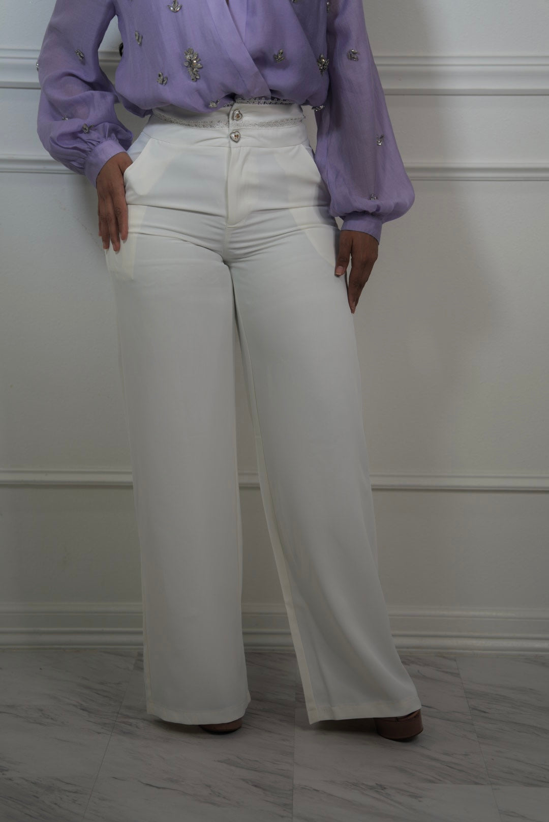 White pants