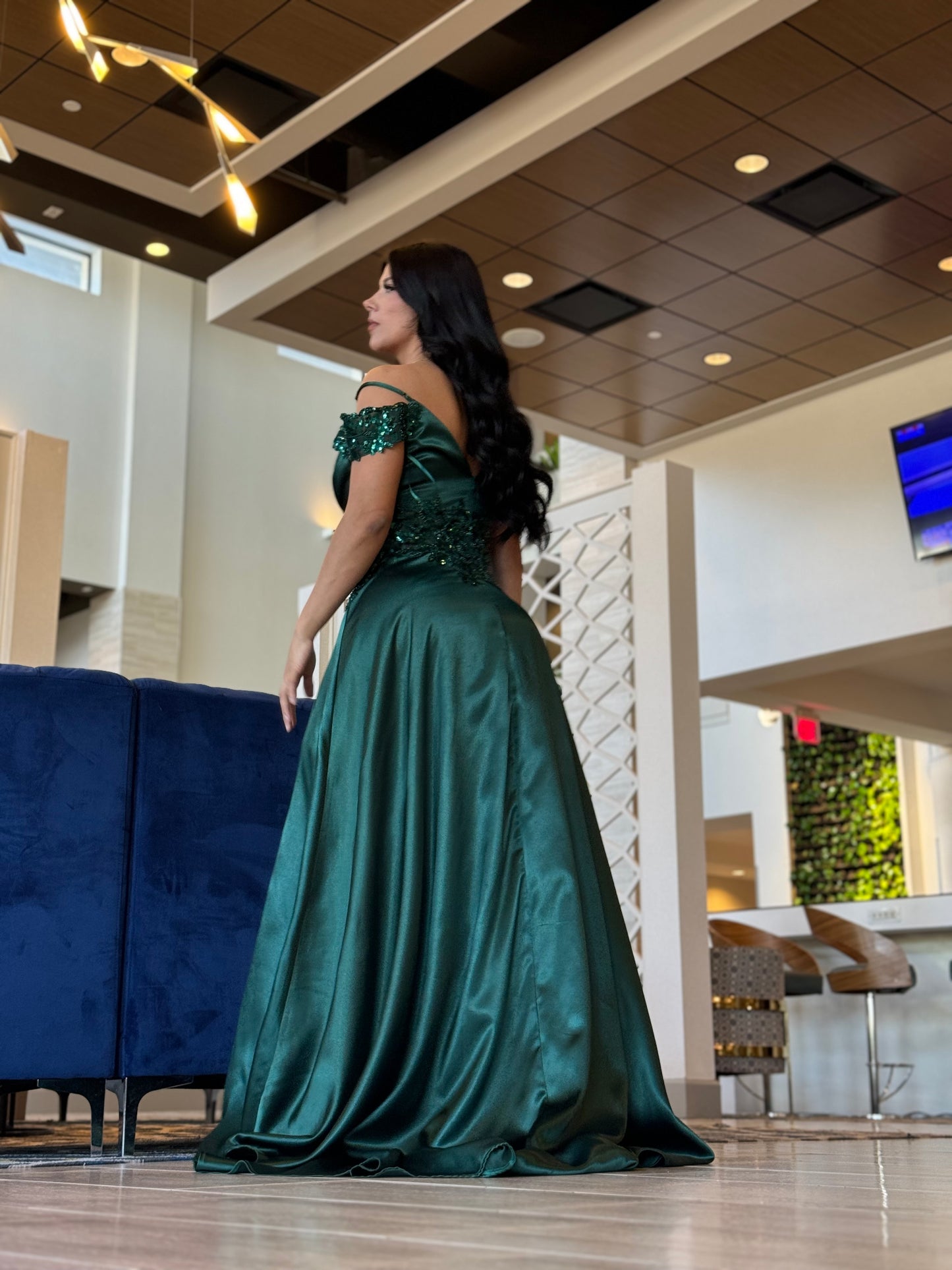 Lupita Esmeralda maxi dress