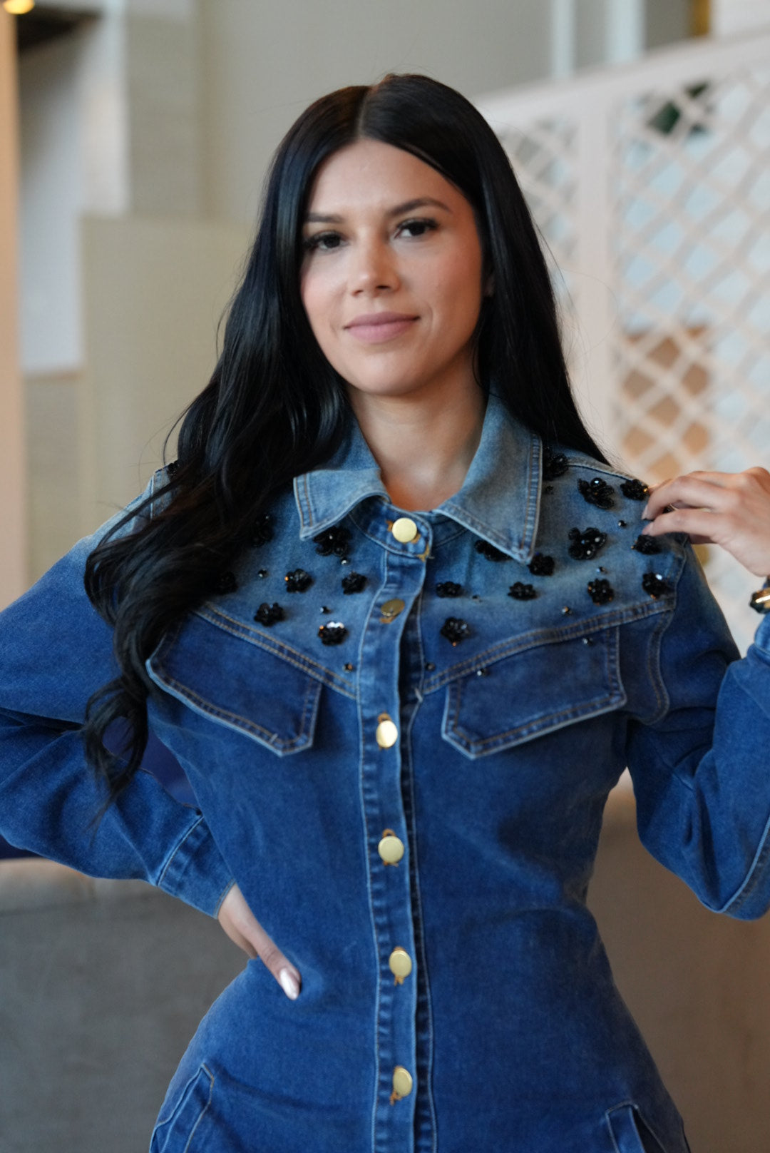 Lula Denim dress strech