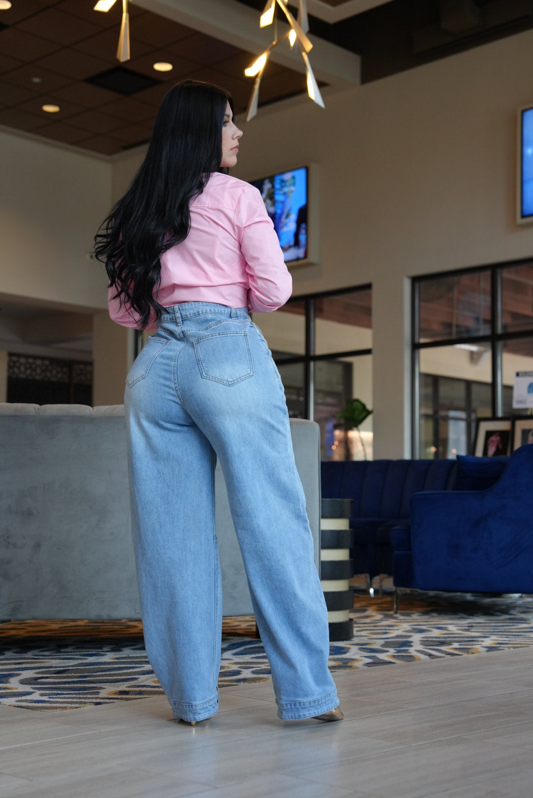 Barrel jeans