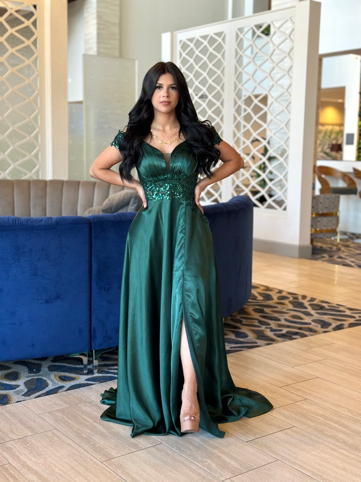 Lupita Esmeralda maxi dress